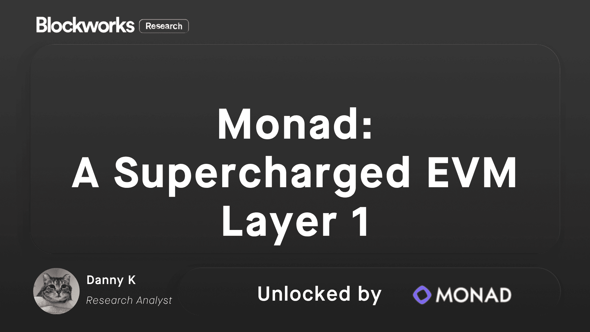 Monad: A Supercharged EVM Layer 1 | Blockworks Research